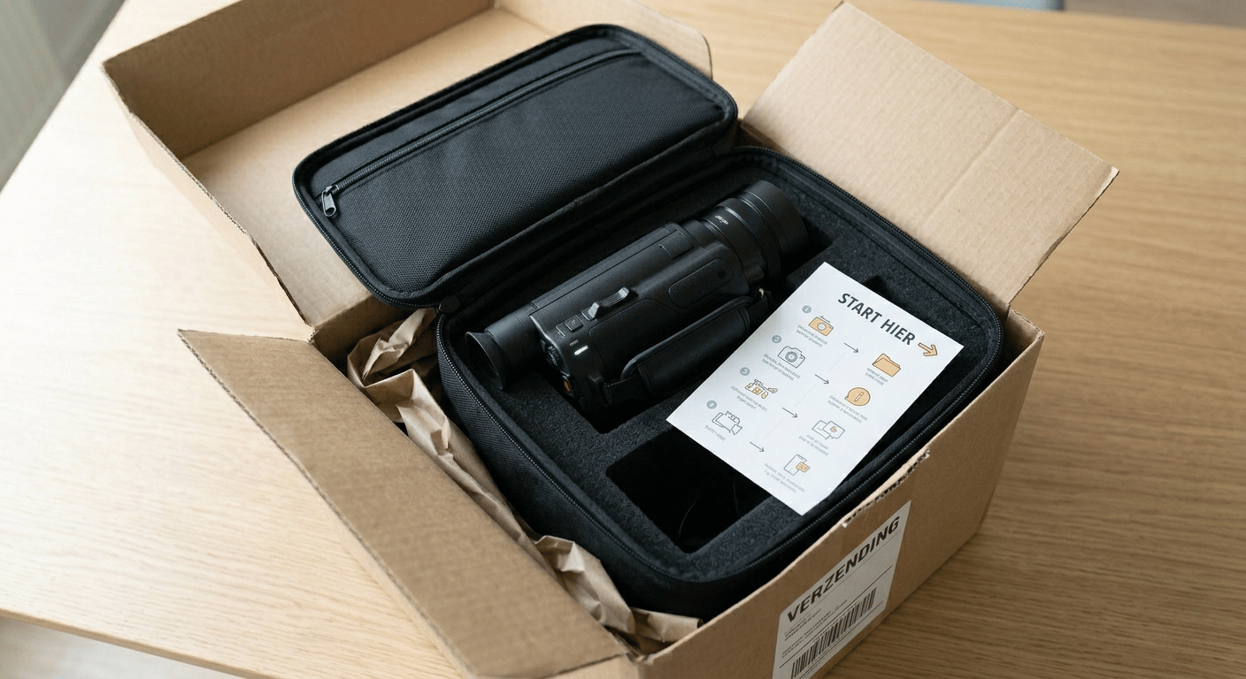 Camcorder delivery photo